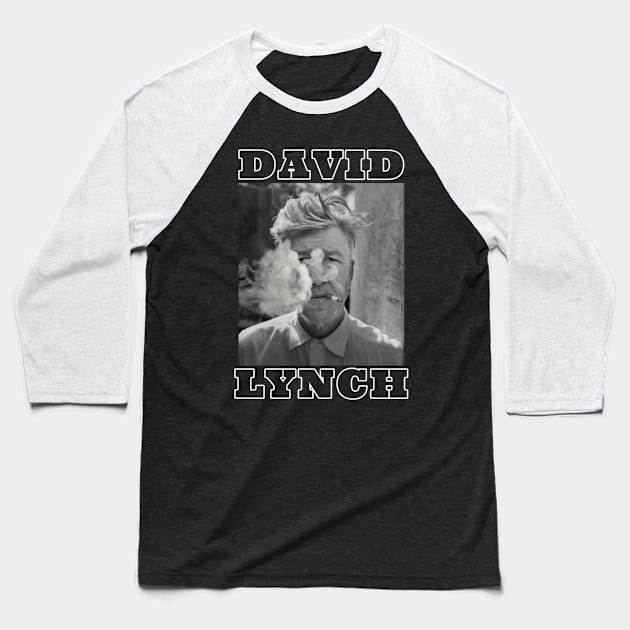 David Lynch Baseball T-Shirt by PlokadStories